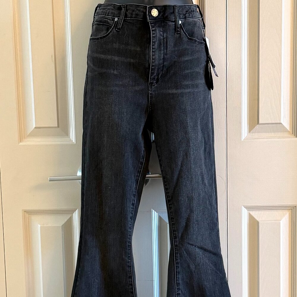 NWT Articles of Society Black High Rise Flare Jeans Size 27